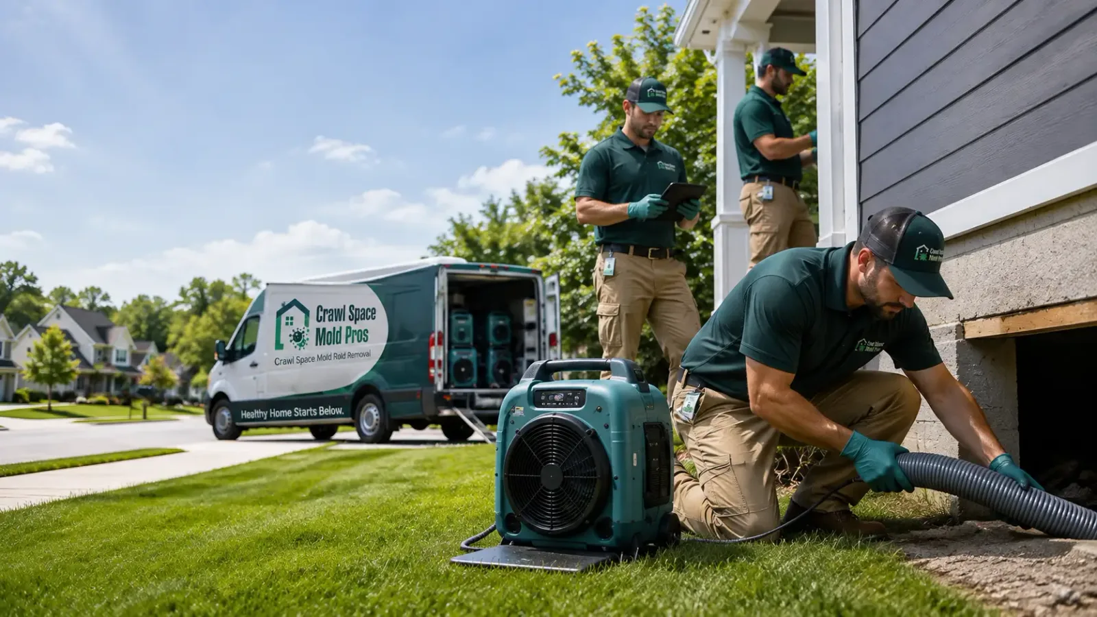 Crawl Space Mold Removal in Radnor, OH